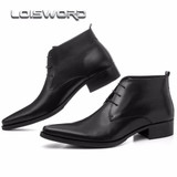 Large size EUR46 Pointed Toe mens dress shoes brown / black mens ankle boots wedding shoes genuine leather mens business shoes Large size EUR46 Pointed Toe mens dress shoes brown / black mens ankle boots wedding shoes genuine leather mens business shoes