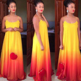 Large Size Dress Vestidos Party Dresses Sundress Women Sexy Boho Summer Casual Chiffon Evening Party Beach Long Maxi Dress