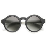 Large Retro Mirrored Lens Round P3 Sunglasses 9807
