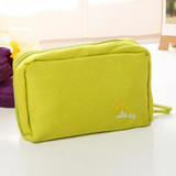 Large Portable Canvas Coin Purse Cute Makeup Bag Travel Cash Cards Phone Coin Purse Cosmetic Pouch Pocket Holder Makeup Bag