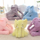 Large Plush Elephant Toy Kids Sleeping Back Cushion Elephant Doll PP Cotton Lining Baby Doll Stuffed Animals 65 cm Kids Toys