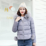 Large Fur Collar Winter Jacket Coat Women Coats 2017 Winter Parka Women jacket Long Slim Thickening Warm Female Down Jacket