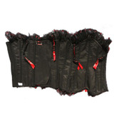 Lace Corpete Steampunk Corset Front Overbust Corselet Sexy corsage Corsets Black Bustiers Waist Trainer Corsetto Gothic Bustier