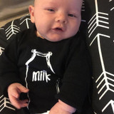 Rompers Jumpsuit Long Sleeve Milk Bottle Clothing Outfit Baby Girl Boy Newborn Infant Baby Boys Girl Kids Clothes Cotton