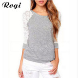 Rogi Vetement Femme 2018 Spring Women Backless Long Sleeve Harajuku Blouses Shirts Lace Crochet Ladies Tops Blusa Camisas Mujer