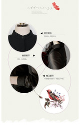 Spring Autumn OL Loose Stand Collar Chiffon Transparent Long Sleeve Simple Womens Blouses Tops Shirt Black S/M/L/XL/XXL