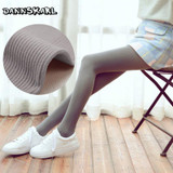 Spring Autumn New Fashion 140D Velvet Women Tights Stocking Show Thin Vertical Stripe Female Pantyhose Stockings Women Hosiery