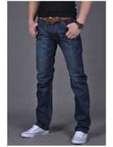 spring autumn men fashion straight jeans young men boy casual handsome jeans