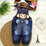 Spring Autumn kids overall jeans clothes newborn baby bebe denim overalls jumpsuits for toddler infant boys girls bib pants 0-2Y