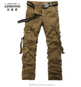 spring autumn high quality cotton Mens Cargo Pants,casual Mens Pants,Multi Pocket Military Pants for Men,Army Men Pants