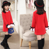 Spring Autumn Girls Clothes Long Sleeve Kids Dresses for Girls 2017 New Arrival Fashion Childrens T-shirts Dress