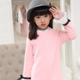 Spring Autumn Girls Clothes Long Sleeve Kids Dresses for Girls 2017 New Arrival Fashion Childrens T-shirts Dress