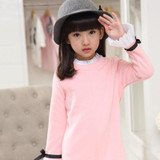 Spring Autumn Girls Clothes Long Sleeve Kids Dresses for Girls 2017 New Arrival Fashion Childrens T-shirts Dress