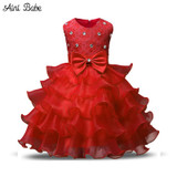Aini Babe Girl Dress Princess Christmas Lace Kids Christening Events Party Wear Dresses For Girls Children Baby Red Clothes Aini Babe Girl Dress Princess Christmas Lace Kids Christening Events Party Wear Dresses For Girls Children Baby Red Clothes