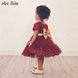 Aini Babe Bow Flower Wear Wedding bridal Girl Dress Party Birthday Princess Toddler Baby Girl Clothes Children Tulle Lace Tutu Aini Babe Bow Flower Wear Wedding bridal Girl Dress Party Birthday Princess Toddler Baby Girl Clothes Children Tulle Lace Tutu