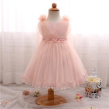 Aini Babe Baby Toddler Girl 1 Year Birthday Party Dress Summer Baby Girl Clothes Infant Christening Gowns Baptism Dress For Girl