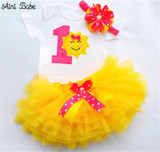 Aini Babe 6-24M Newborn Infant Baby Girls Clothes Dress Toddler Girl 1 Year First Birthday Outfits Yellow Tutu Kid Party Dresses Aini Babe 6-24M Newborn Infant Baby Girls Clothes Dress Toddler Girl 1 Year First Birthday Outfits Yellow Tutu Kid Party Dresses