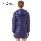 AILORIA 2017 Winter Long Spring Autumn Overcoat Women Ultra Light 90% White Duck Down Coat Jackets Duck Down Jacket For Women
