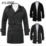 AILOOGE Winter Jacket Men Thick Long Trench Coat Warm Jacket Casual Outerwear Double-breasted Coat Windproof Slim Mens Overcoat AILOOGE Winter Jacket Men Thick Long Trench Coat Warm Jacket Casual Outerwear Double-breasted Coat Windproof Slim Mens Overcoat