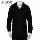 AILOOGE Winter Jacket Men Thick Long Trench Coat Warm Jacket Casual Outerwear Double-breasted Coat Windproof Slim Mens Overcoat AILOOGE Winter Jacket Men Thick Long Trench Coat Warm Jacket Casual Outerwear Double-breasted Coat Windproof Slim Mens Overcoat