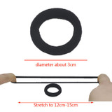 Aikelina 50 Pcs/LOT hair accessories FOR girls and kids RUBBER BANDS BLACK WHITE 2017 The ponytail holder Elastic Hair Bands