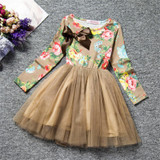 Ai Meng Baby Winter Dress For Girl Long Sleeve Bow Princess Girls School Dresses Polka Dot Toddler Girls Clothes Baby Clothing