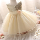 Ai Meng Baby Toddler Girl Dress Gold Sequins 1 Year Birthday Baby Girl Dress Fluffy Tulle Baptism Dresses Girls Kids Party Wear Ai Meng Baby Toddler Girl Dress Gold Sequins 1 Year Birthday Baby Girl Dress Fluffy Tulle Baptism Dresses Girls Kids Party Wear