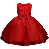 Ai Meng Baby Toddler Girl Baptism Clothes Girl Newborn Infant Lace Christening Gown Party Dress For Girl 1st 2nd Birthday Outfit