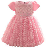 Ai Meng Baby Newborn Bebes 1 2 Years Little Girl Dress for 1st First Baby Girl Birthday Outfits Infant Party Dresses For Baptism