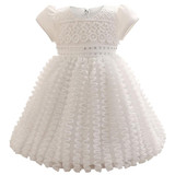 Ai Meng Baby Newborn Bebes 1 2 Years Little Girl Dress for 1st First Baby Girl Birthday Outfits Infant Party Dresses For Baptism