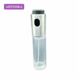 AHTOSKA Oil Sprayer Glass Bottle Olive Pump Stainless Steel Vinegar Spraying Bottle Kitchen Oil Tool