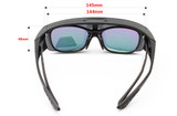 Agstum Fit Over Wrap Around Eyeglasses Prescription Glasses Polarized Night Driving Flip up Night Vision Sunglasses Goggles