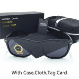 AGOSTIA Polarized Square Sunglasses Men Women Brand Designer Vintage Style 2140 Sun Glasses Driving Eyewears