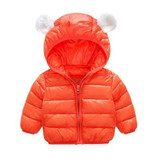 Bibihou Girls Winter Jackets Boys Cartoon Style Girl Fashion Outerwear Baby Girls Clothes Hooded Jacket for Girls Cotton Parkas