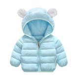 Bibihou Girls Winter Jackets Boys Cartoon Style Girl Fashion Outerwear Baby Girls Clothes Hooded Jacket for Girls Cotton Parkas