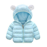 Bibihou Girls Winter Jackets Boys Cartoon Style Girl Fashion Outerwear Baby Girls Clothes Hooded Jacket for Girls Cotton Parkas