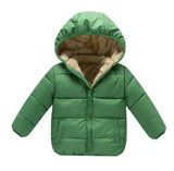 BibiCola Winter Baby Boys Snowsuit Cotton Girls Coats Jackets Baby Thicken Warm Velvet Down Parka Kids Boy Jackets Outerwear