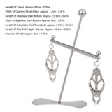 Stainless Steel Nipple Clamps Adjustable