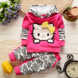 BibiCola Children Clothes 2018 Spring Kids Girls Clothes Set T-shirt+Pant Sport Suit Toddler Baby Girls Clothing Set