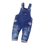 BibiCola Baby Boys Girls Spring Autumn Child Cotton Demin Rompers Baby Boys Bib Pants