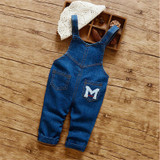 BibiCola 2017 Infant Girl Overalls Cute Toddler Clothing Cartoon Baby Boys Girls Bib Pants Baby Girl Casual Trousers
