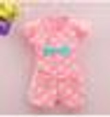 BibiCola 2017 Infant clothes toddler children summer baby girls clothing sets stripe dots 2pcs bow clothes sets girls summer set