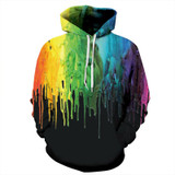 BIANYILONG Space Galaxy 3d Sweatshirts Men/Women Hoodies With Hat Print Stars Nebula Autumn Winter Loose Thin Hooded Hoody Tops