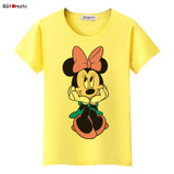 BGtomato New!! beautiful women Mickey T-shirt summer super cute cartoon shirts Brand tees good quality comfortable casual tops