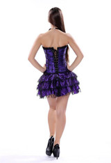 AIZEN Sexy Corset And Bustier Lace Evening Women Casual Dress Plus Size Push Up Gothic Corset Dress Zip Black Red Vintage Green