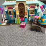 AIUNCI Toys 519pcs Arendelle's Castle Building Blocks Sets Princess Anna Olaf Bricks toys For Girl