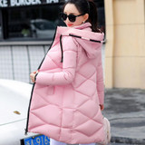 AISHGWBSJ Winter Cotton Warm Overwear Jackets Winter Long Coats Women Hooded Padded-Cotton Parkas Female Thicker 2017 New PL128