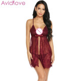Avidlove Women Sexy Lace Lingerie Floral Nightdress
