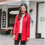 AISHGWBSJ 2017 New Autumn Winter Women Jackets Ultralight Cotton Coat Causal Long Hooded Cotton Parkas Plus Winter Outwear PL034