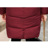 AISHGWBSJ 2017 New Hooded Cotton Coat Winter Coats Warm Parka Mujer Invierno Medium-Long Jackets for Women Padded Overwear PL145
